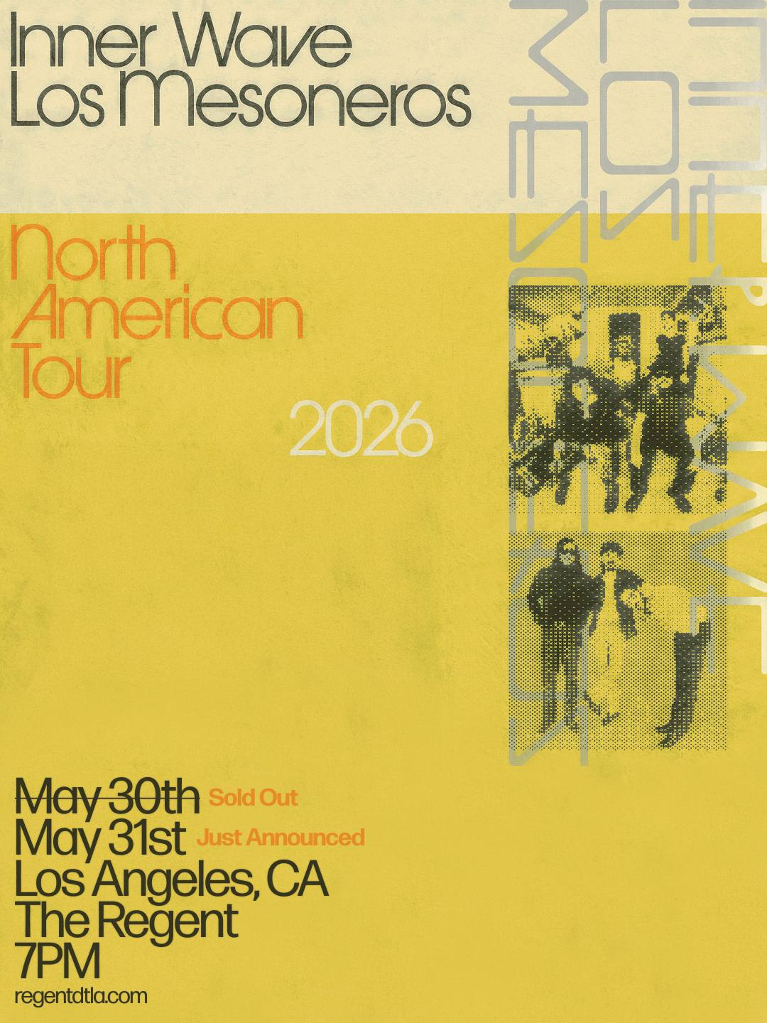 Inner Wave & Los Mesoneros at the Regent on Sunday, May 31