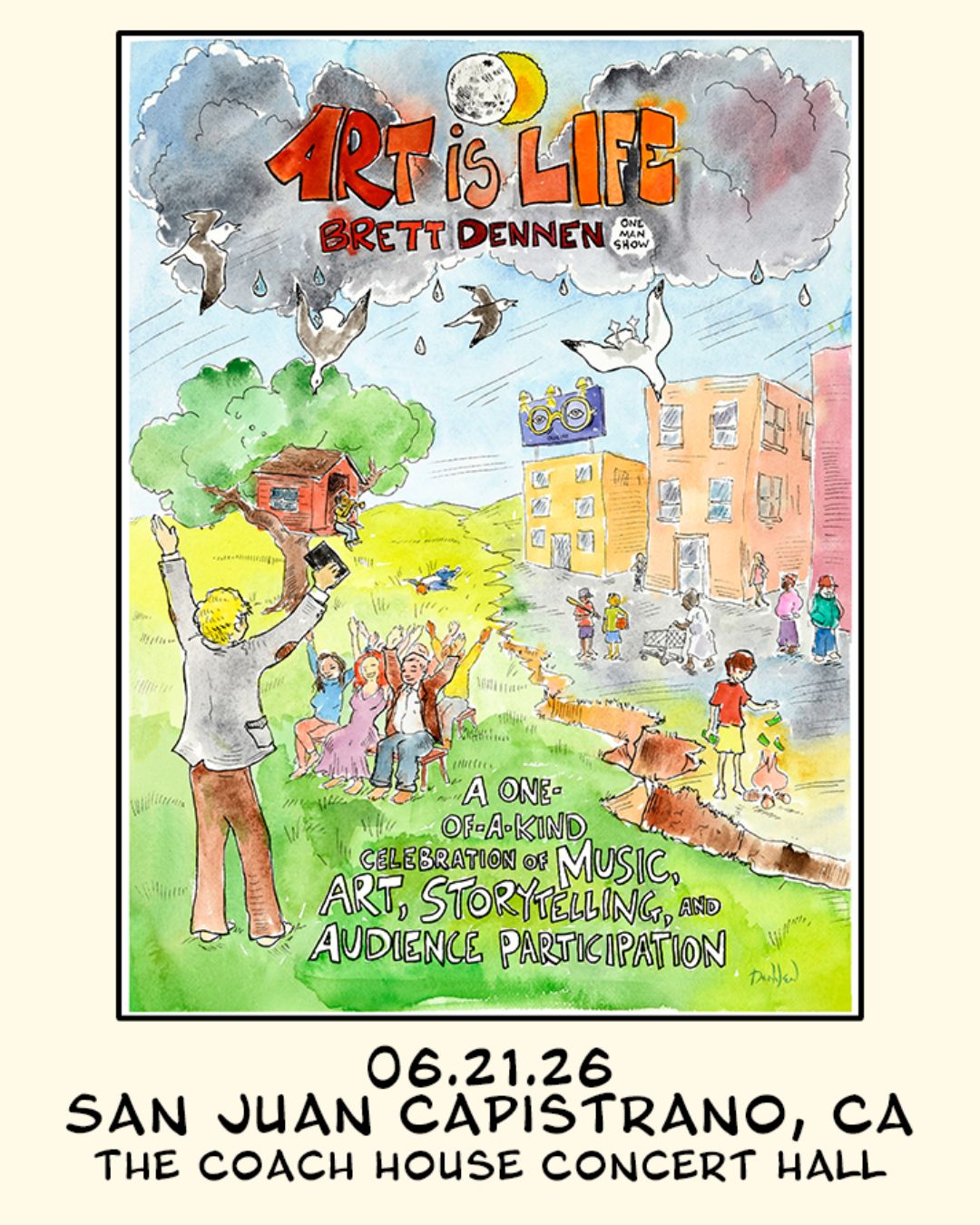 MEMBERS ONLY: Brett Dennen's Art is Life Tour at the Canyon Club on June 19th