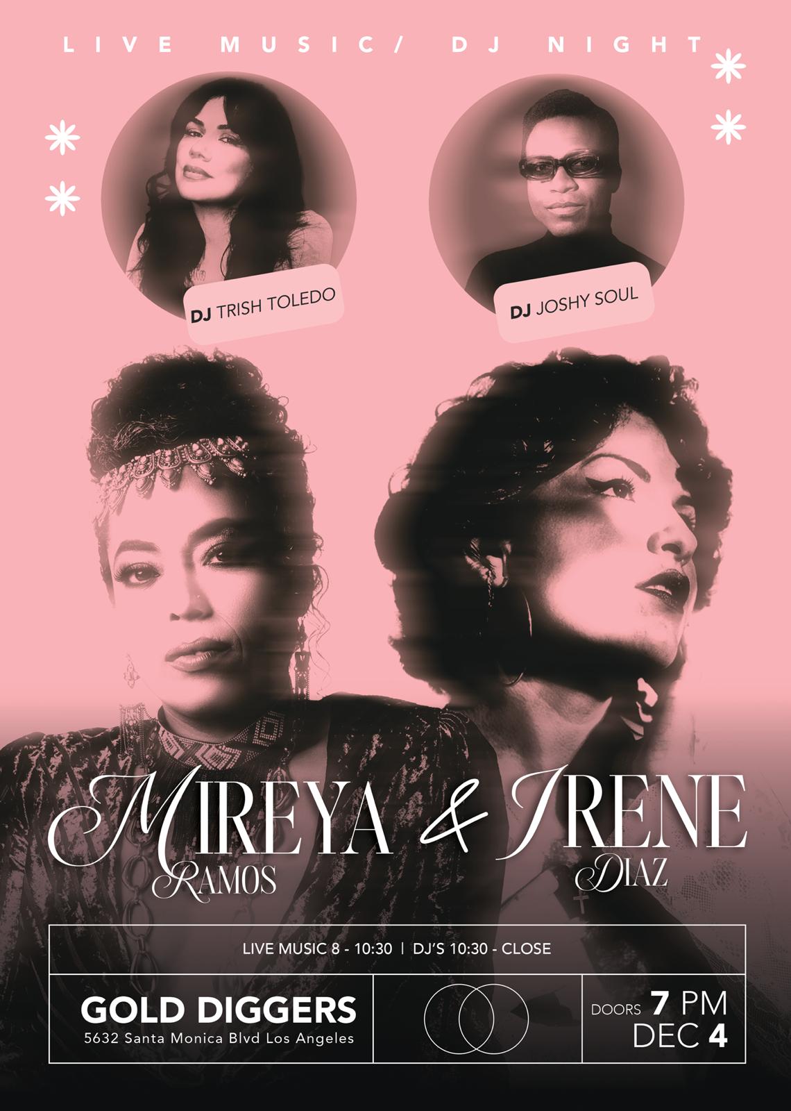 Irene Diaz performs at Gold Diggers on Thursday, December 4