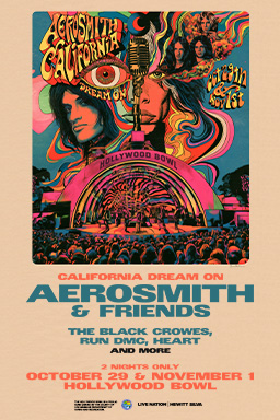 MEMBERS ONLY: Aerosmith at The Hollywood Bowl on October 19th & November 1st 2026.