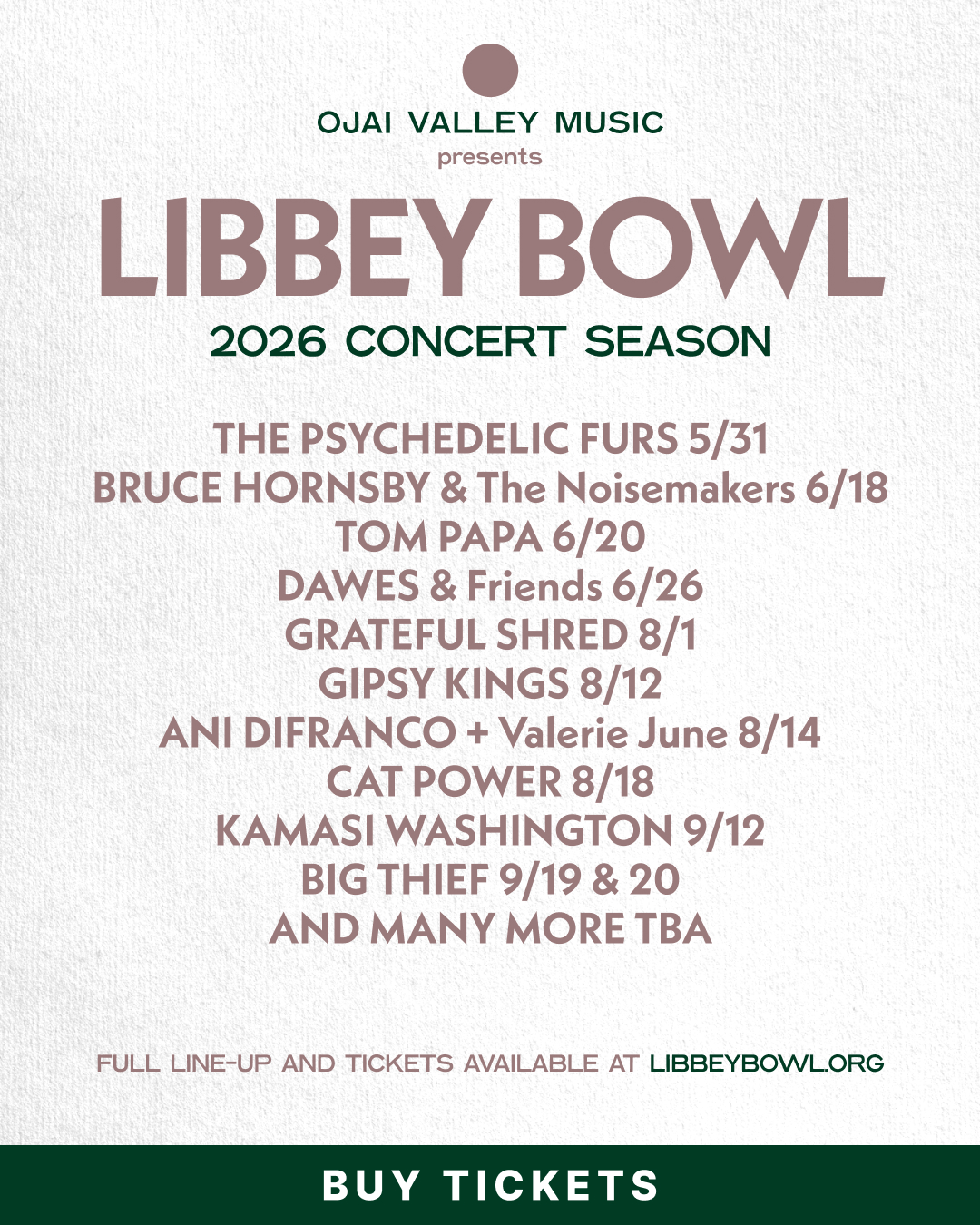 MEMBERS ONLY: Cat Power at The Libbey Bowl on August 18