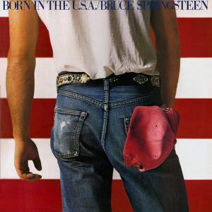 BruceSpringsteen CDcover BornInTheUSA